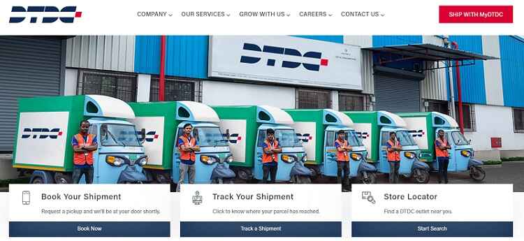 DTDC Parcel Courier Cargo Online Service Tracking