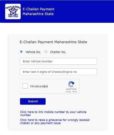 E challan Maharashtra - Mah E Challan - Maha Traffic Challan Online 