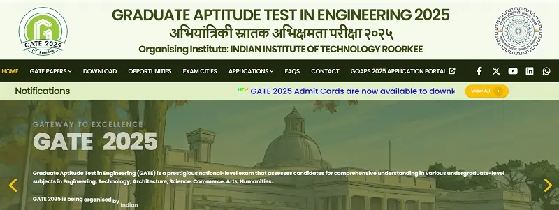 GATE 2025 Admit Card Syllabus Exam Date Login Gate 2025 Syllabus Admit Card Exam Date and More