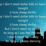 Sia Cheap Thrills Lyrics MP3 Song Download