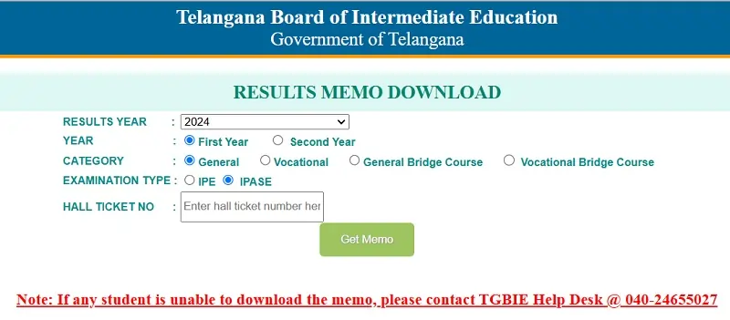 Tsbie - tgbie cgg gov in TS Inter Board Website