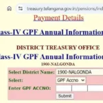 GPF Slips Telangana - GPF Slips Andhra pradesh