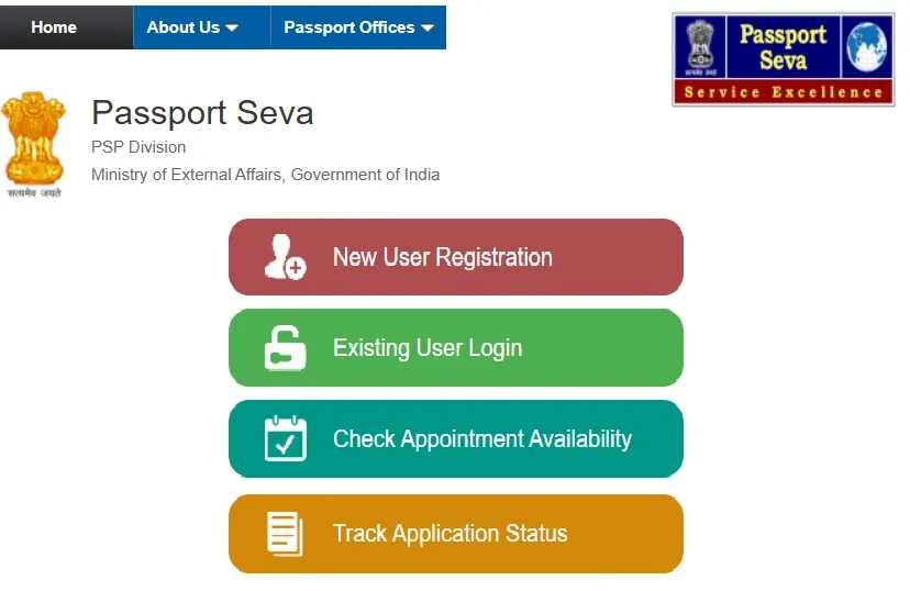 Passport Status Online Check - Passport Seva Kendra