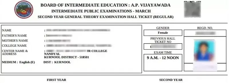 Manabadi Inter Hall Tickets 2025 - Manabadi Intermediate Hall Ticket Download 